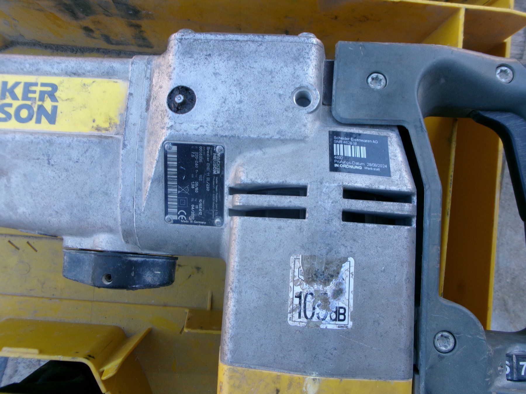 Wacker Neuson Toutes les machines: Bohrhammer  Wacker -Neuson EHB 11 – D'occasion à Eschenbach SG par GM-29 5