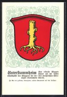Unterstammheim, Wappen mit bewurzeltem u