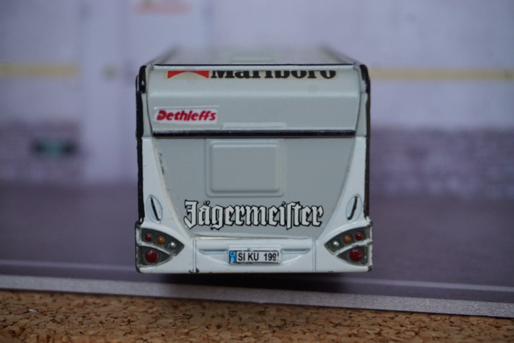 Siku Modellini d'auto: Siku Dethleffs Exclusiv Motion Jägermeister Einzelstk.COOL ! – Usato da Reiden venduto da Doppeldecker69 2