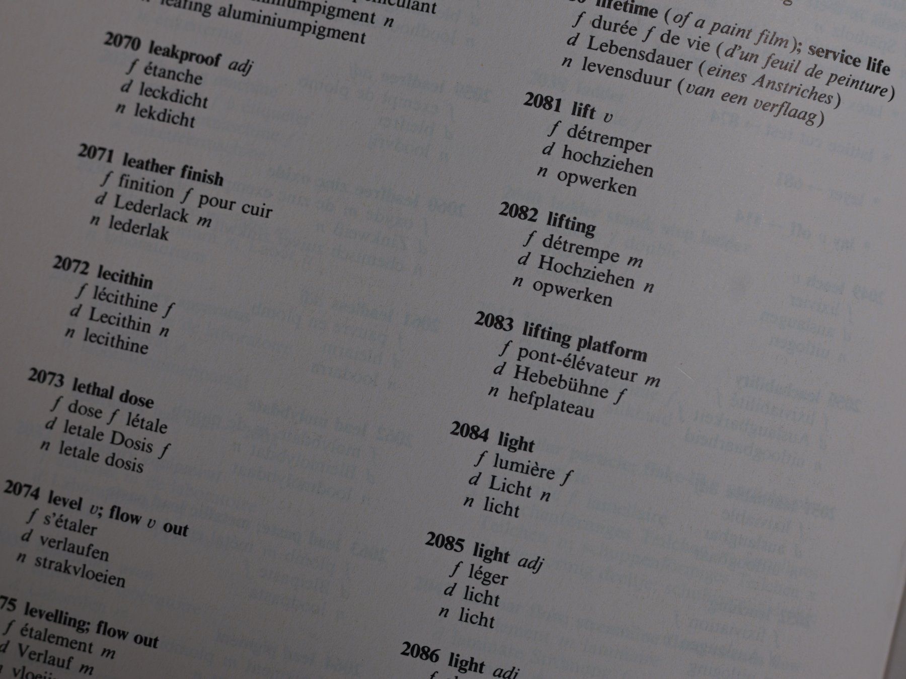 Libri: Elsevier's Paint Dictionary: Fachwörterbuch! – Usato da Zürich venduto da 000rk 5