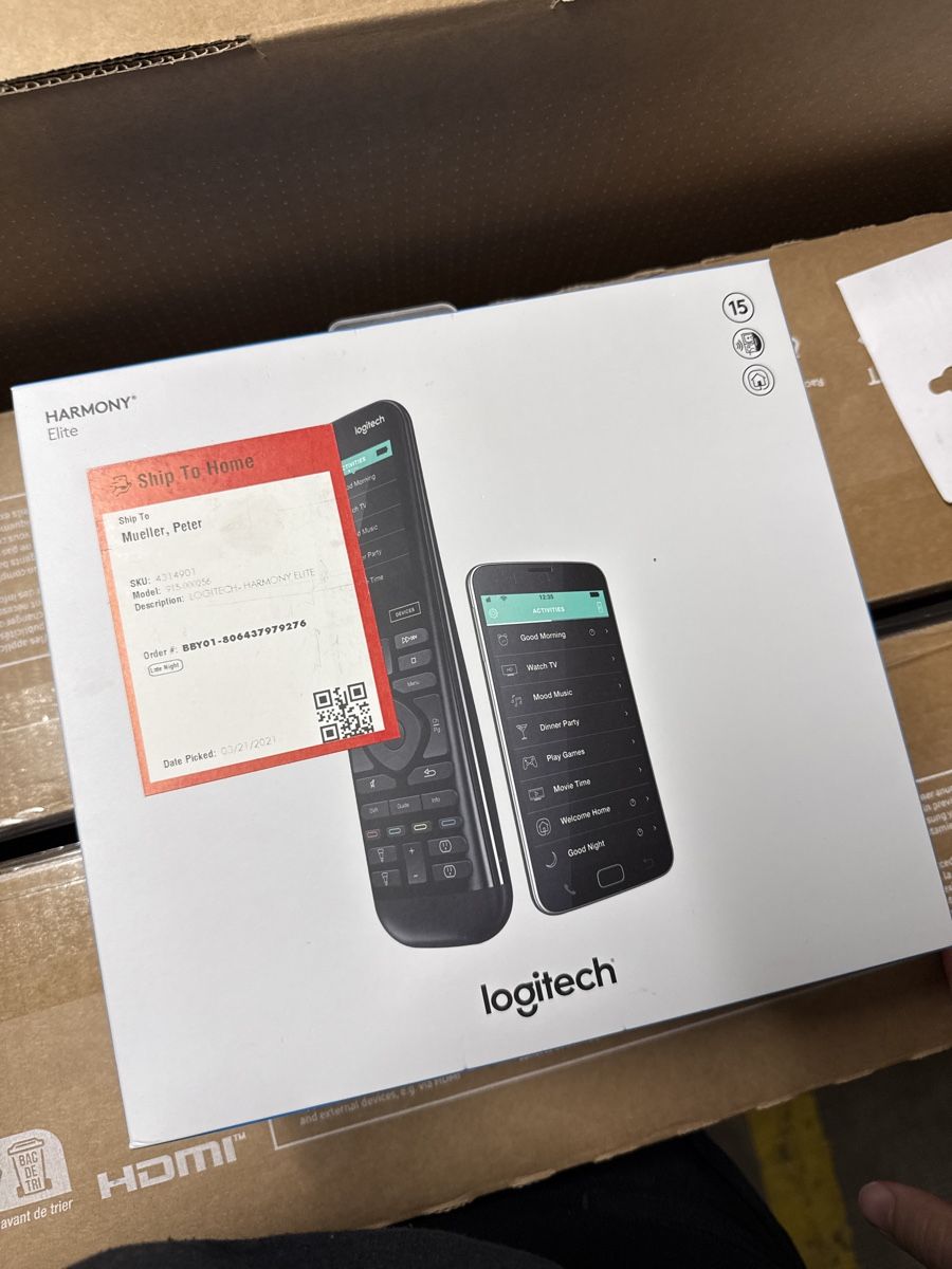 Logitech Telecomandi: Logitech Harmony Elite Universalfernbedienung, neu – Nuovo (secondo la descrizione) da Kemptthal venduto da isable