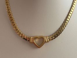 Luxus Elegante Edelsthal Kette Farbe : Gold