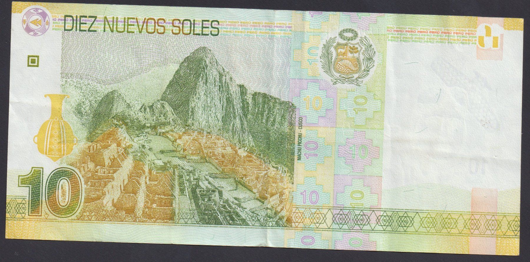 Banknoten: Peru 10 Soles 2013 – Gebraucht aus Brugg AG von banknoten_muesli 1