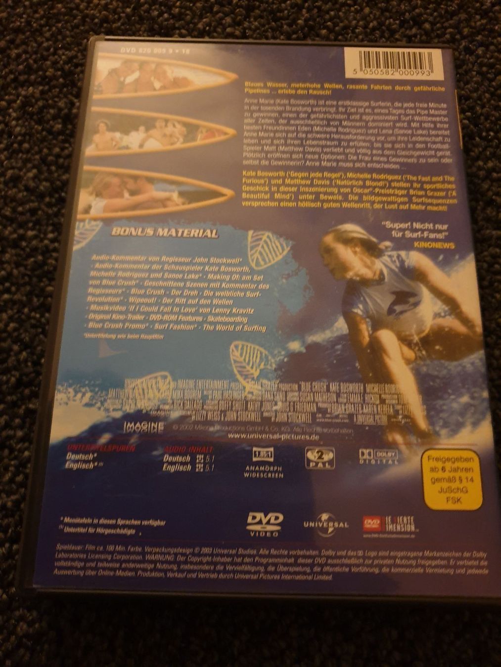 Tutti i DVDs: BLUE CRUSH (3317) – Usato da Ruswil venduto da Ruck.Zuck. 1