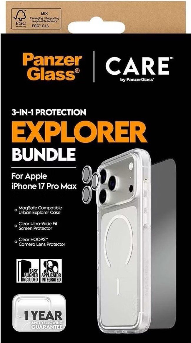 Panzerglass Cover & Protezioni schermo: PanzerGlass 3-in-1 Explorer Set Apple iPhone 17 Pro Max – Nuovo e nell'imballaggio originale da Bottmingen venduto da Sstudios 2