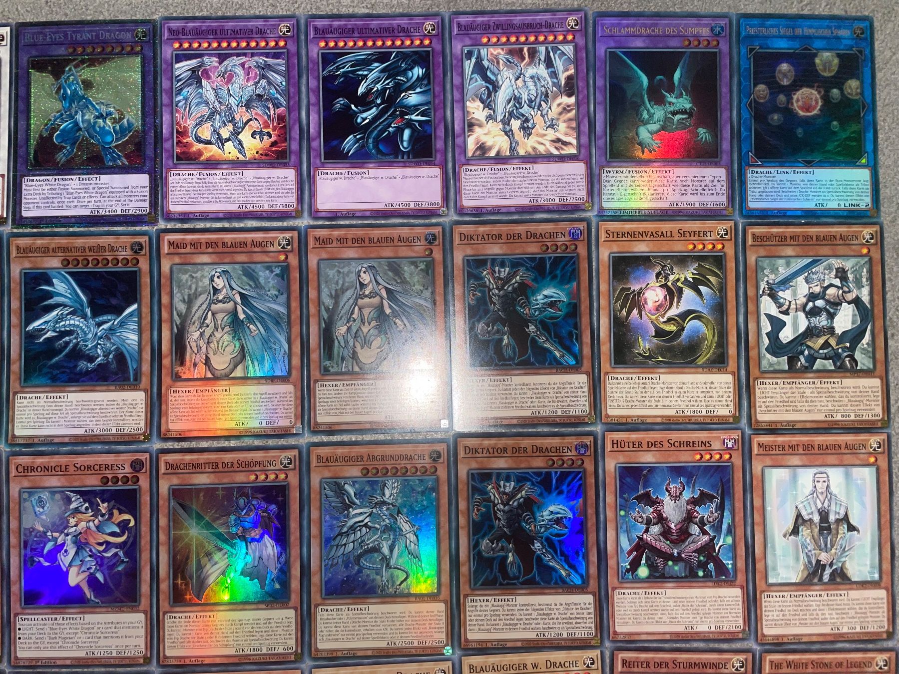 Yugioh Carte collezionabili: YuGiOh Blauäugiger Deck – Nuovo (secondo la descrizione) da Altstätten SG venduto da ChangeMaker 2