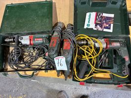 4 Elektro-Metabo Handbohrmaschinen (Lot 76) 6374 Buochs