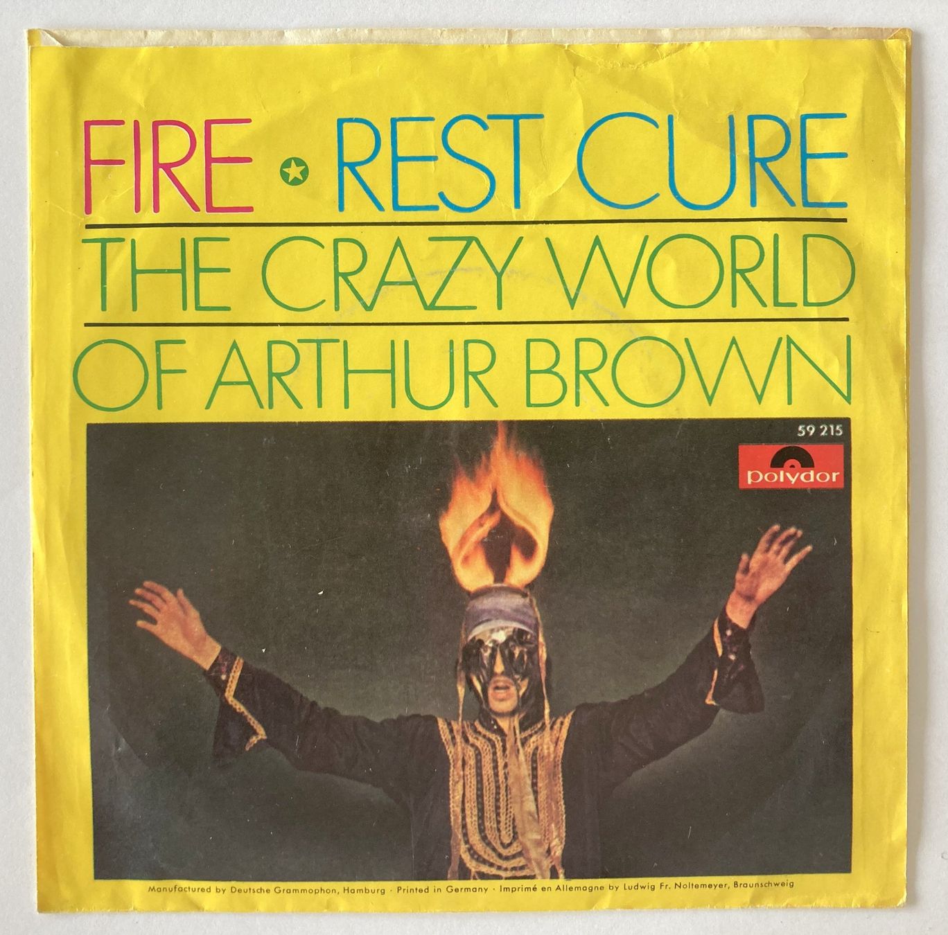 Dischi in vinile: THE CRAZY WORLD OF ARTHUR BROWN - FIRE – Usato da Bottens venduto da hotter-than-hell 1
