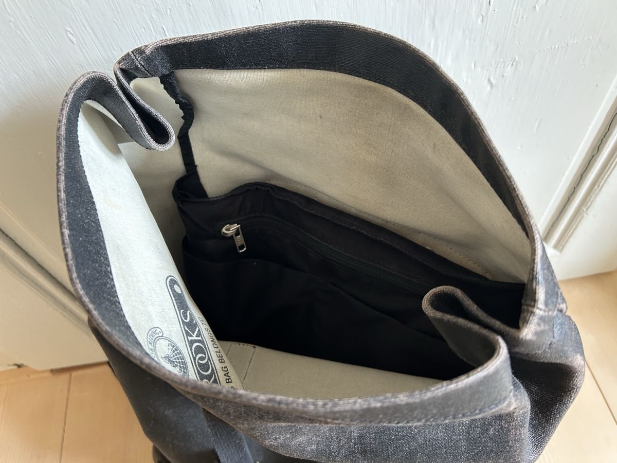 Brooks Zaini: Brooks Rucksack schwarz, Canvas, 26L – Usato da Sonvilier venduto da leaduvallon 3