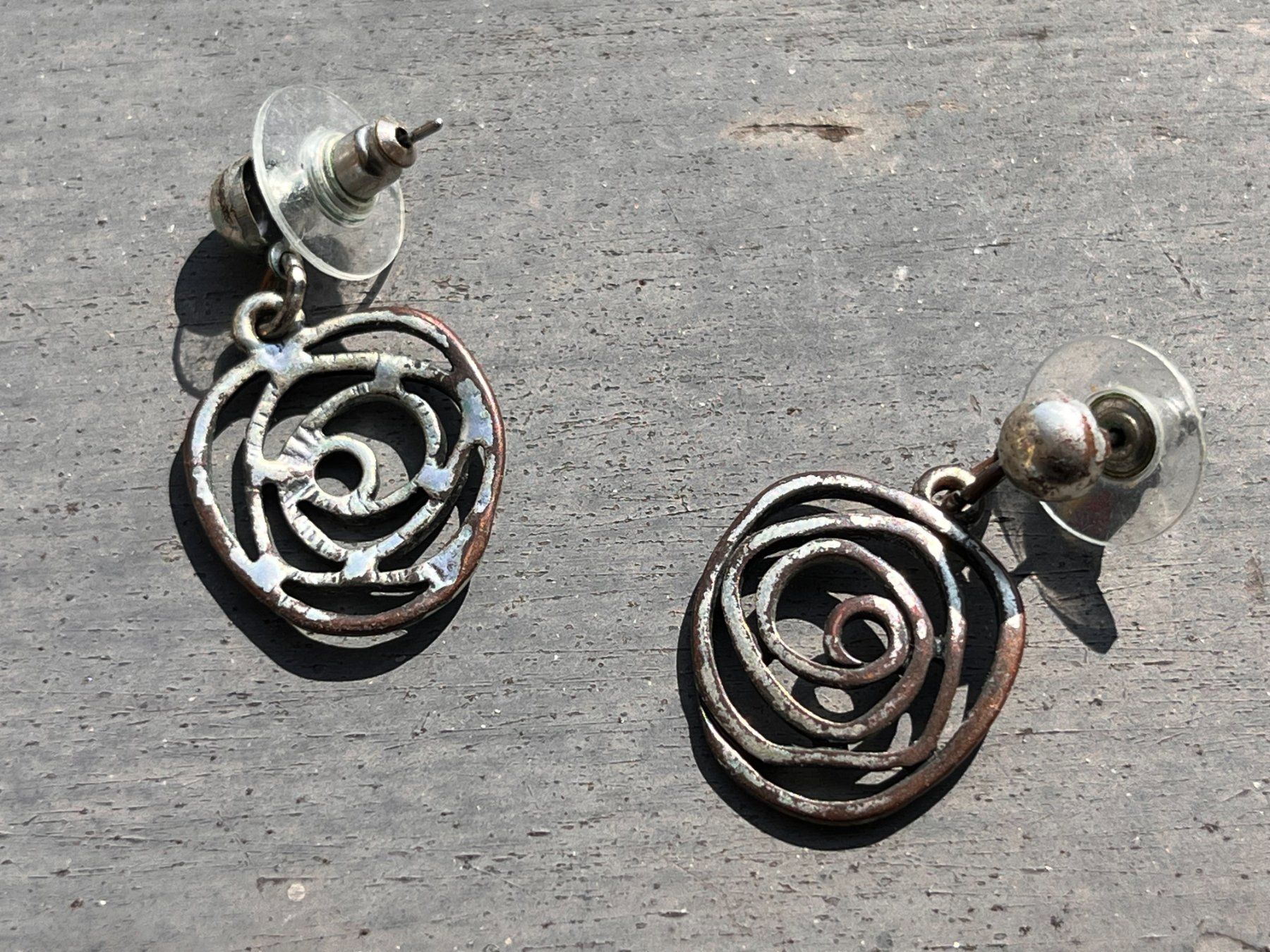 Orecchini pendenti & Orecchini a lobo: Vintage Ohrstecker, Handarbeit, Modeschmuck – Usato da Gattikon venduto da kaandooh 1