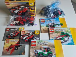 2x Lego Creator 3 in 1, 31100 + 31037, komplett