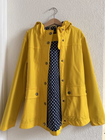 Veste de pluie imperméable jaune, 8-10 ans