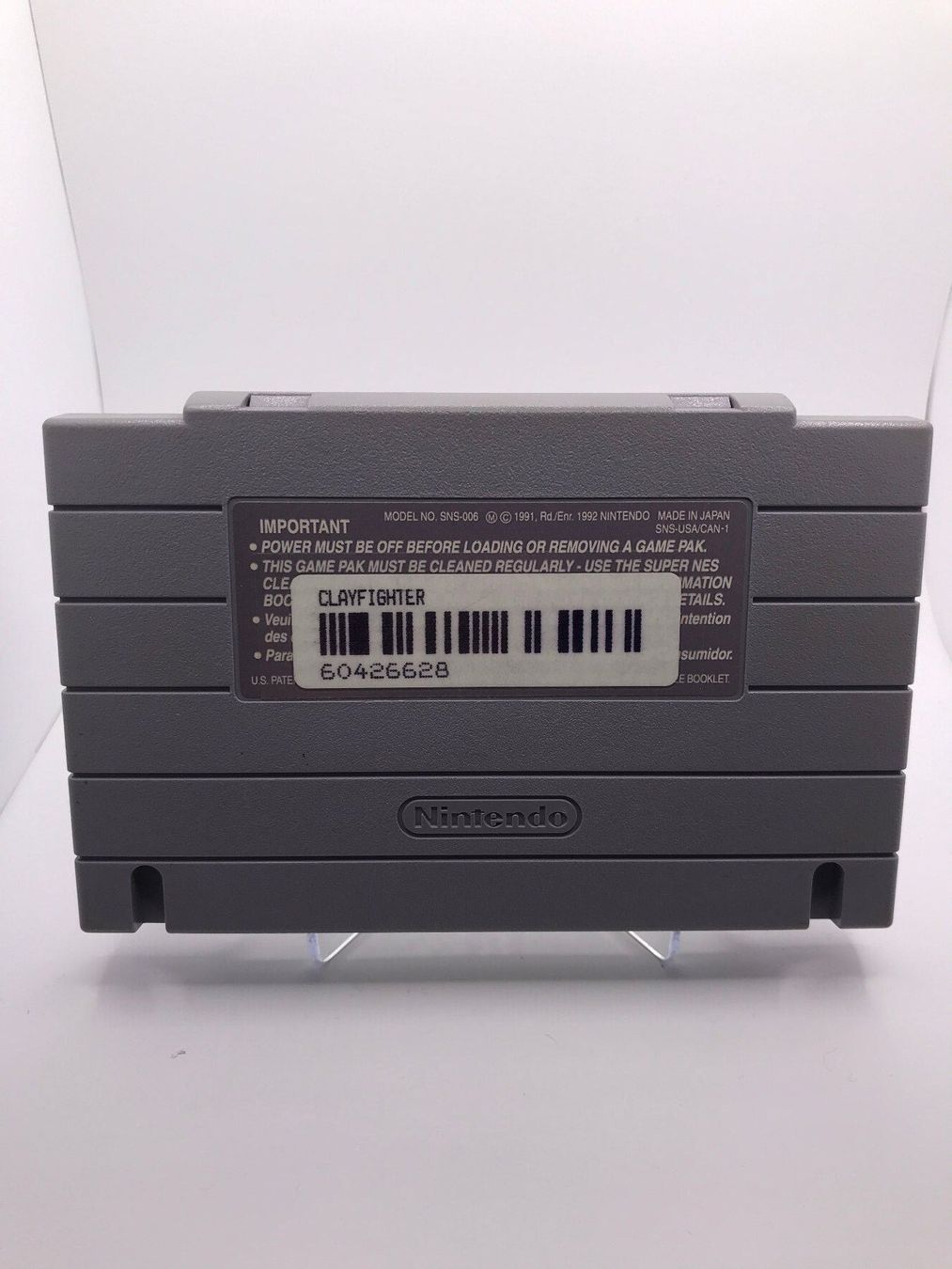 Giochi: SNES - Clay Fighter ( NTSC ) – Usato da Allschwil venduto da Bullach 2