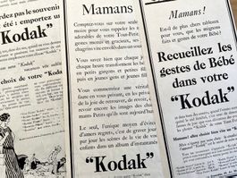 Kodak - 3 alte Werbungen / Anciennes publicités 1924