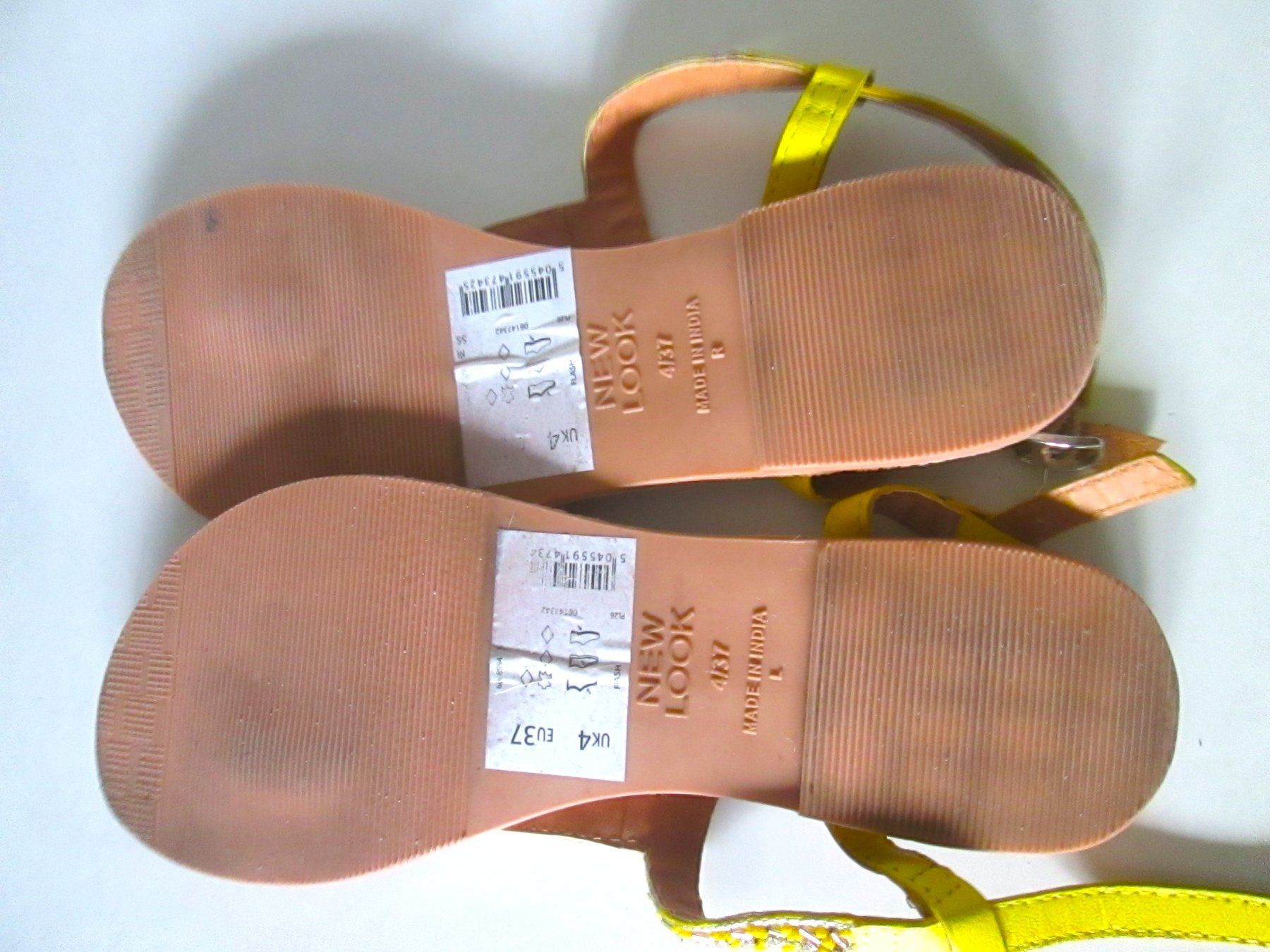 New Look Damenschuhe: New Look Flip-Flops, Nummer 37, Leder – Gebraucht aus Sementina von babucia 2