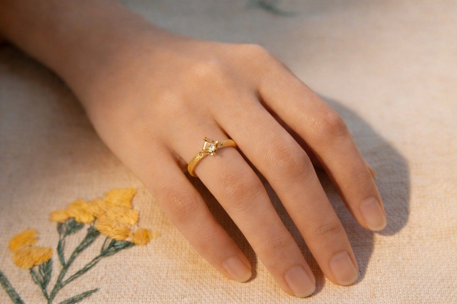 Anelli: NEW - S925 Citrine Ring (Adjustable) – Nuovo (secondo la descrizione) da Zürich venduto da cin_wcf6 6