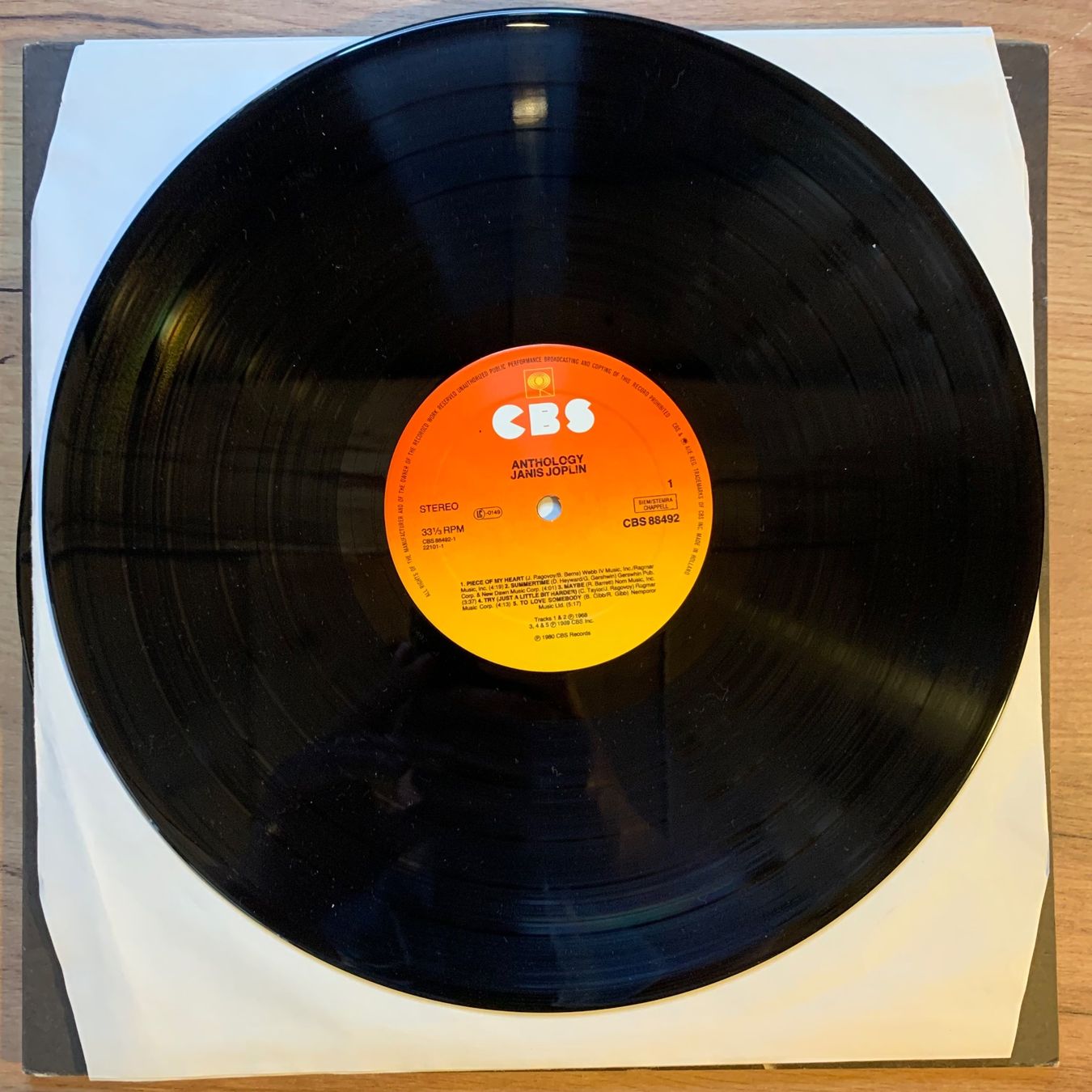 Dischi in vinile: JANIS JOPLIN - ANTHOLOGY...COMPIL EU 1980...EX/EX – Usato da Gals venduto da Diskopatshop 4