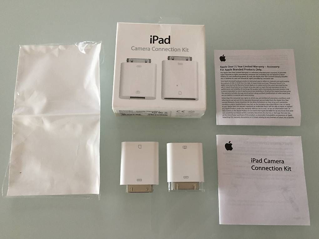 Apple Unità & Adattatore: Apple IPad Connection Kit Kamera-Adapter SD Karten Adapter – Usato da Lufingen venduto da slowflyer1 4