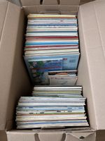 Zügelkiste voller Kinder Schallplatten - top Zustand