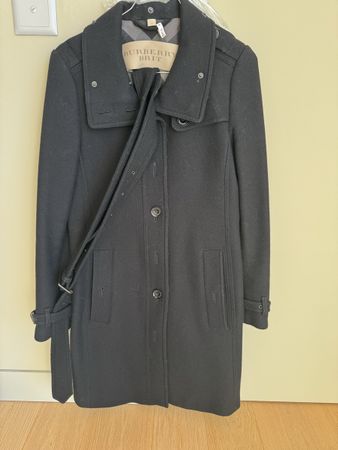 BURBERRY BRIT cappotto nero tg 38