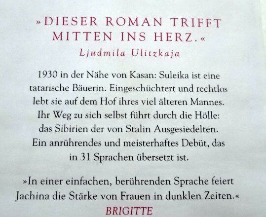 Libri: Gusel Jachina: "Suleika öffnet die Augen" – Usato da Wetzikon ZH venduto da strubeli024 1