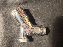 Geräteventil 1/2" Zoll, Chrom - waschmaschinenventil Sanitär