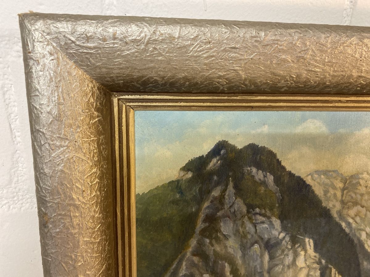 Dipinti: Schönes Schweizer Landschaftsbild mit Rahmen – Usato da sursee venduto da trilli-tralli 4