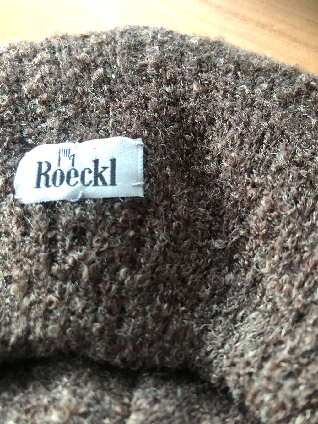 Roeckl Copricapi, berretti & cappellini: Roeckl Winter-Barett, braun meliert, – Usato da Kaltbrunn venduto da lagone1 3