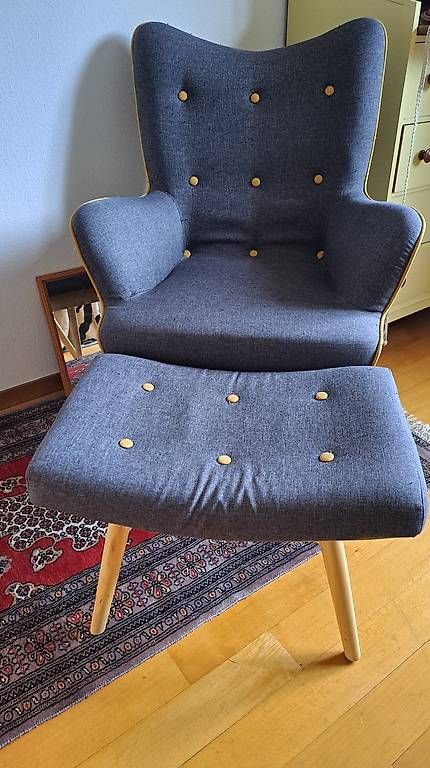 Sessel: Sessel mit Hocker zu verkaufen – Gebraucht aus Liebefeld von abd_bmb8 1