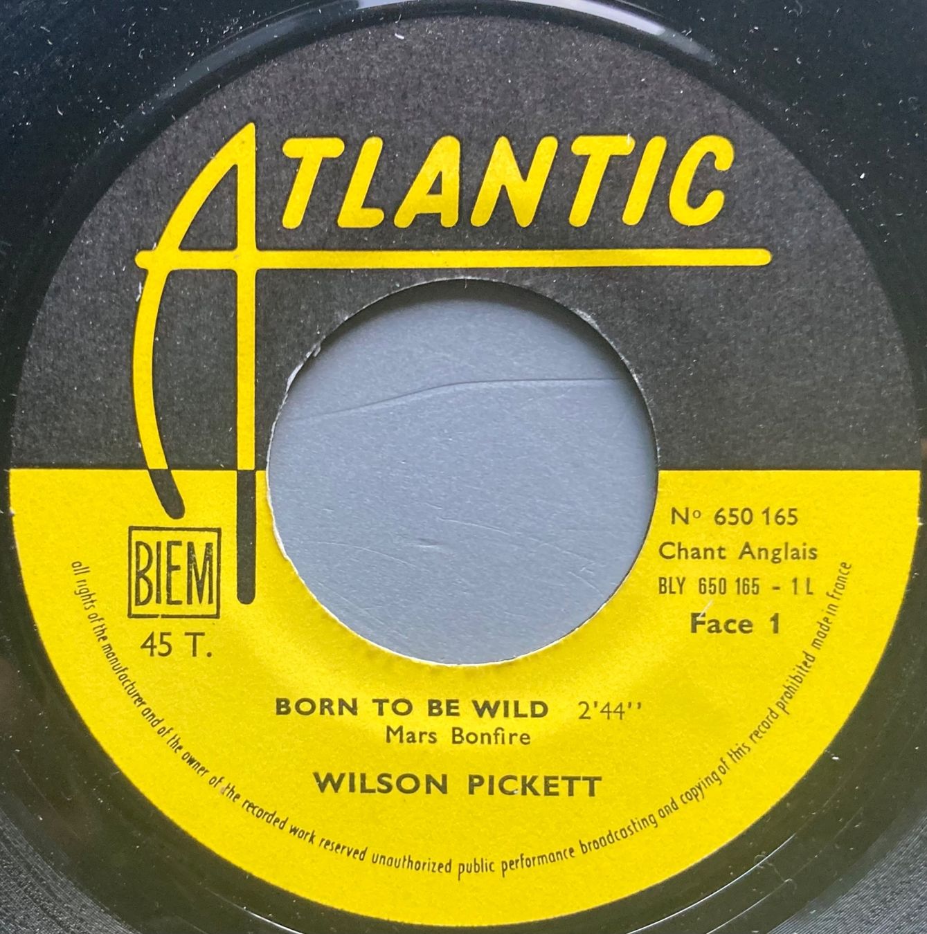Schallplatten: WILSON PICKETT - BORN TO BE WILD / TOE HOLD – Gebraucht aus Poliez-Pittet von Newtown-Records 2