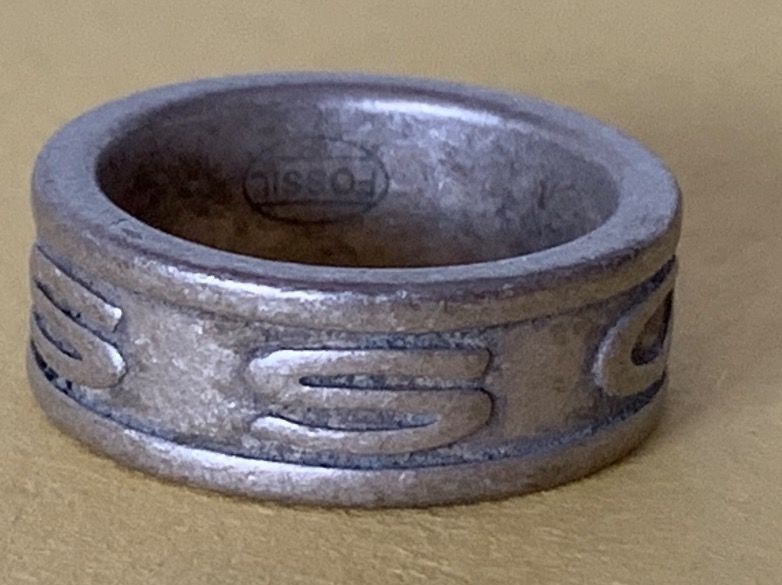 Fossil Anelli: Silberring FOSSIL (56) – Usato da Dittingen venduto da Bijoubelle 7