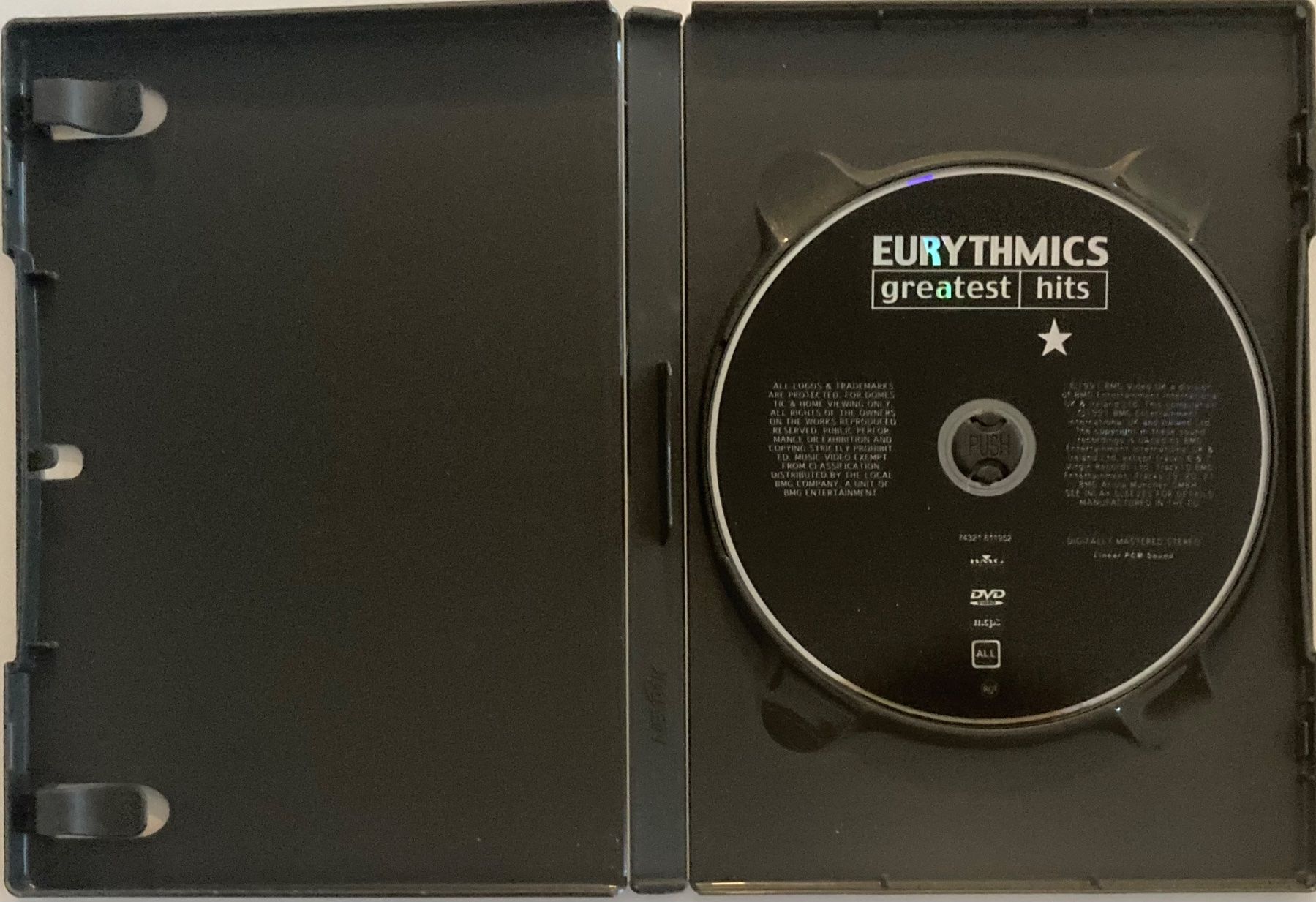 Tutti i DVDs: EURYTHMICS - GRESTEST HITS – Usato da Poliez-Pittet venduto da Newtown-Records 2