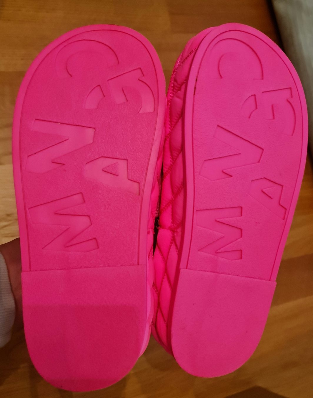 Mango Damenschuhe: Mango - Platform Quilted Sandals - Bright Pink - Size 37 – Neu (gemäss Beschreibung) aus Itingen von bea_bxv5 5