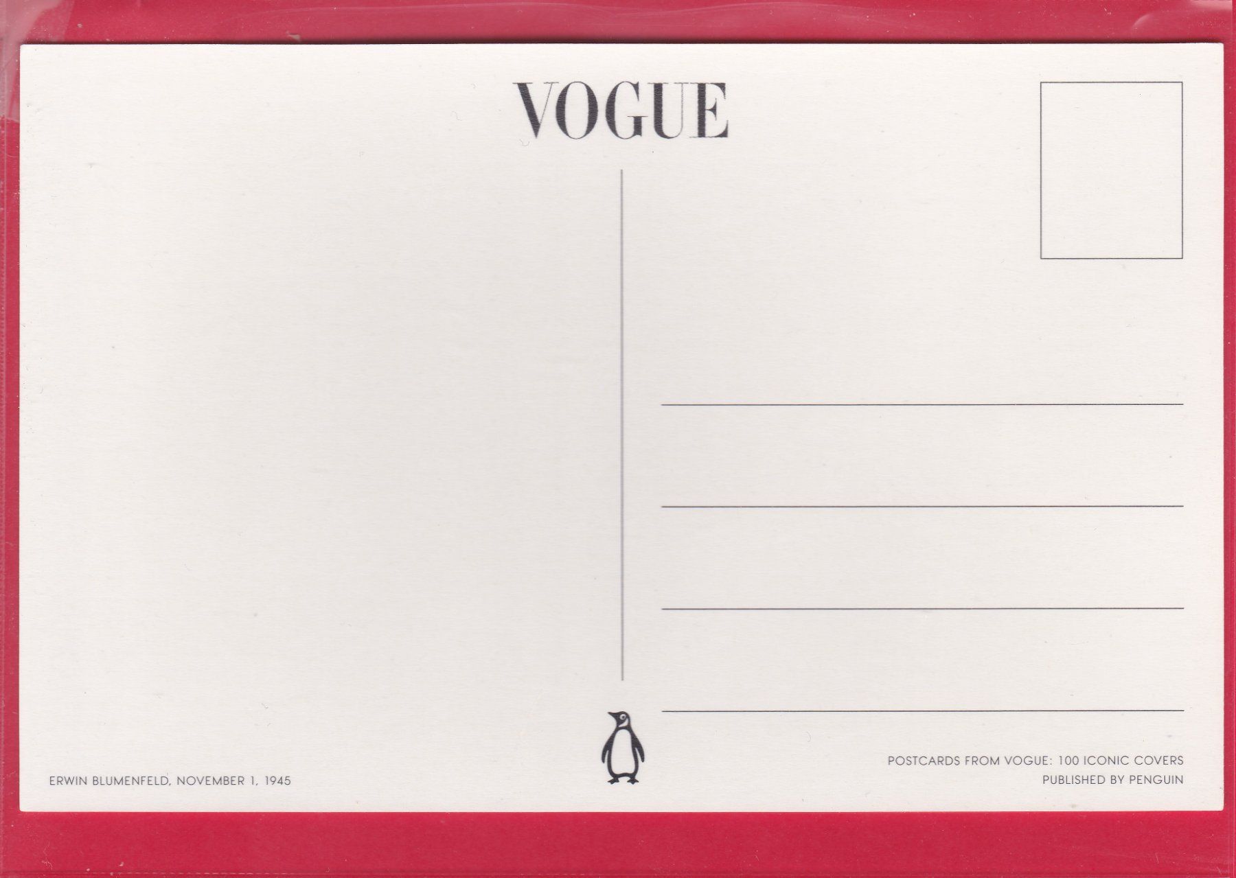 Cartoline postali: WERBE-KARTE VOGUE – Usato da Oberrieden venduto da Gebirgsstelze 1