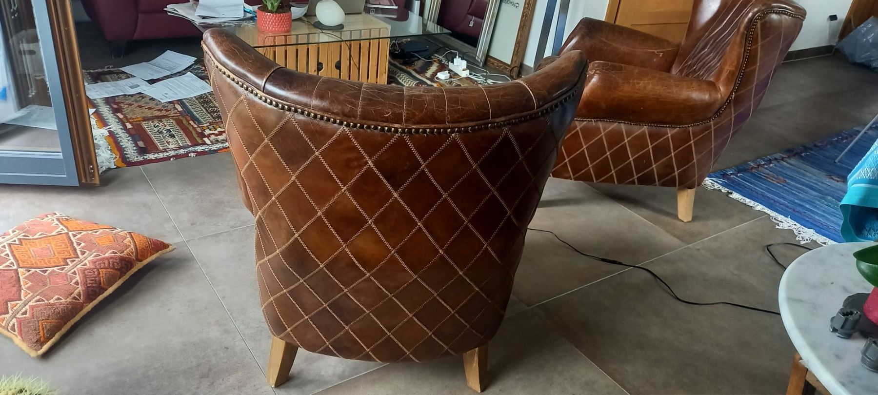 Poltrone: Fauteuils en cuire – Usato da Marly venduto da Ursula37 3