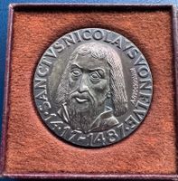 Gedenkmedaille St. Nikolaus von Flüe gebraucht im Etui