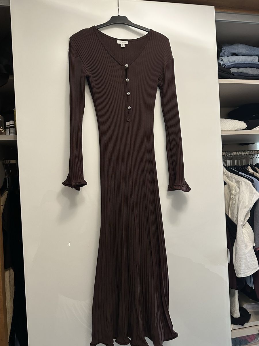 H&M Vestiti: Wunderschönes braunes Kleid von H&M – Usato da Basel venduto da BSLina