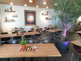 Gastro Tisch 180×80 cm – Eiche | Massives Gusseisen-Gestell