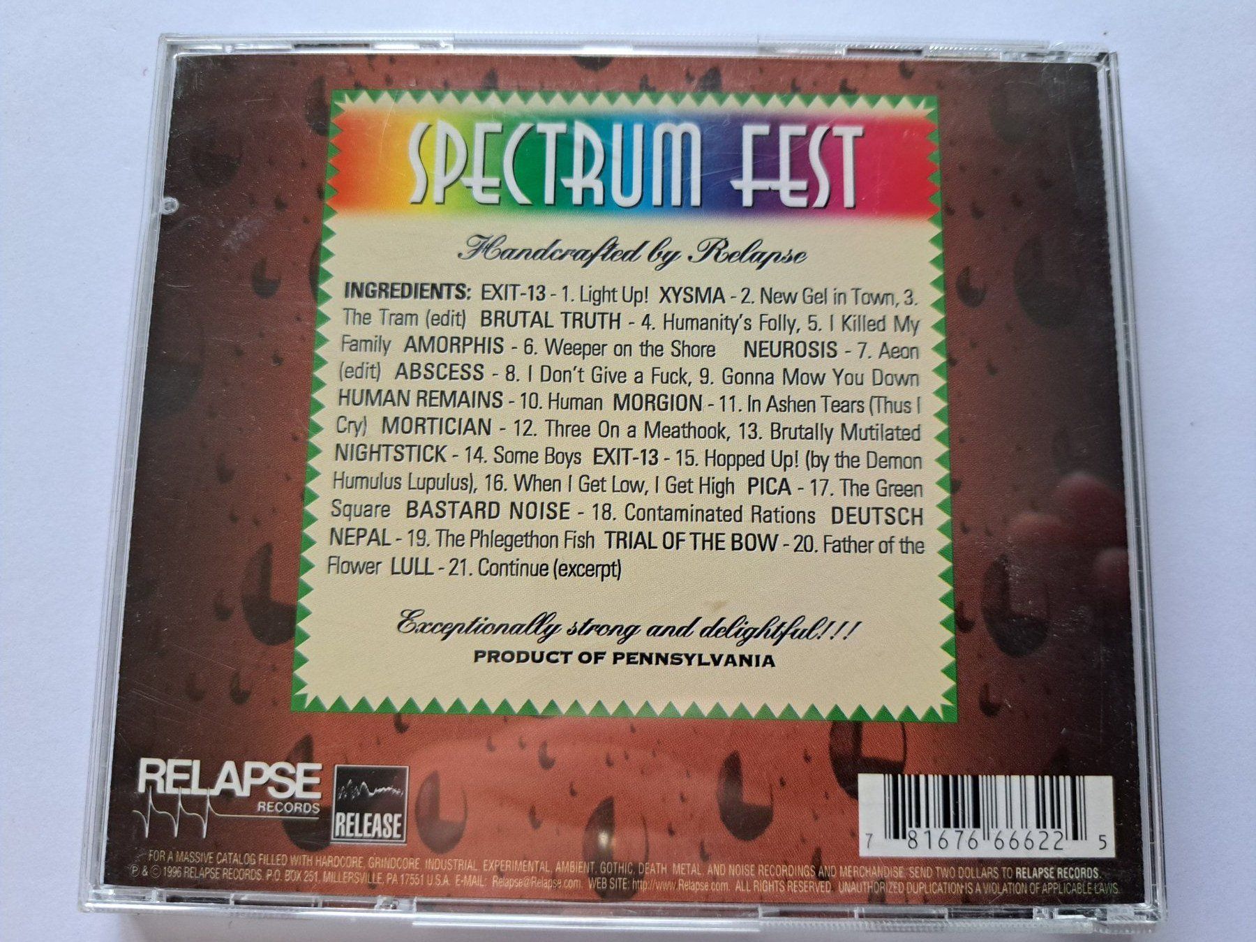 CDs: CD Spectrum Fest: Micro-Brewed Musical Artistry – Gebraucht aus Pully von bro_n52j 1