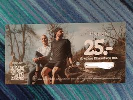 NIKIN Gutschein CHF 25.- Rabatt