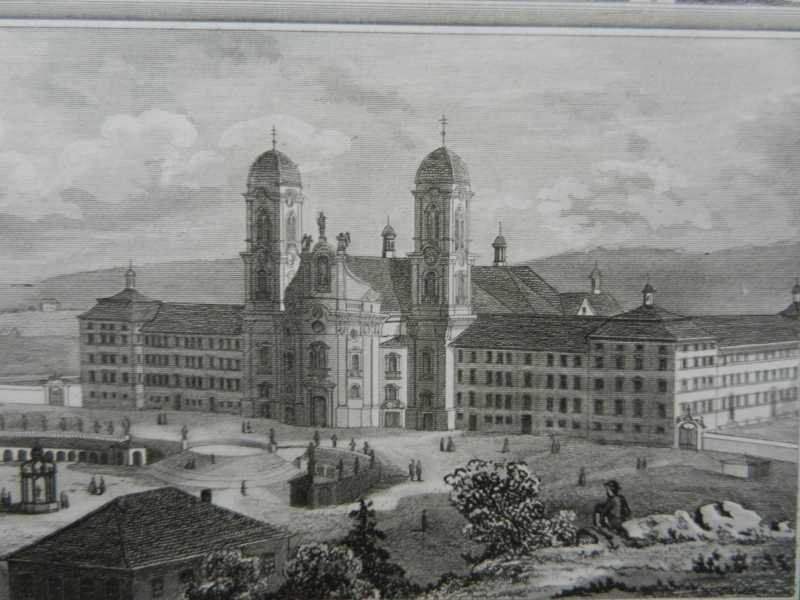 Incisioni: Einsiedeln Souvenirblatt – Usato da Risch venduto da Rischli15 8