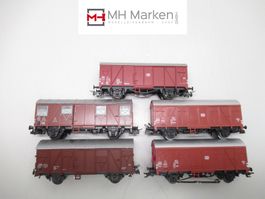 5-tlg ged. Güterwagenset div. Hersteller Deutsche Bahn o.OVP