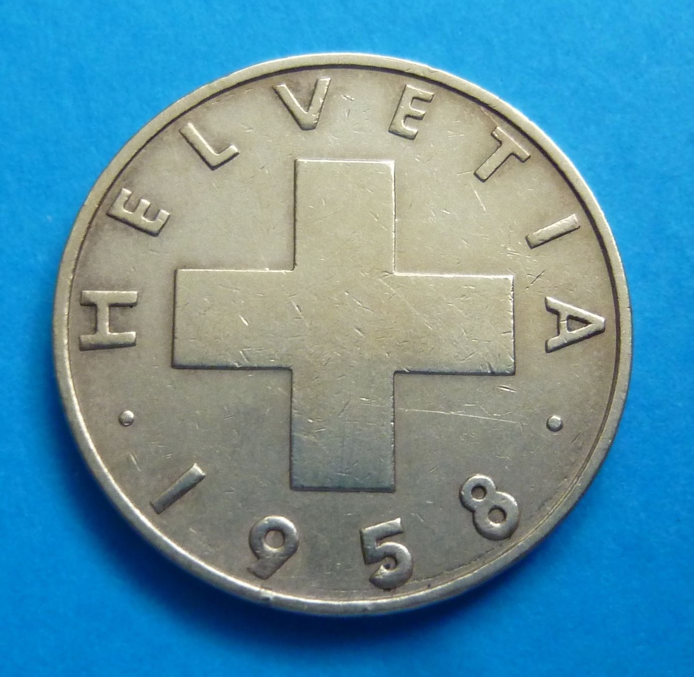 Tutti le monete: 2 Rappen 1958 – Usato da Niederglatt ZH venduto da Viktor1949 1