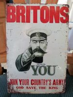 Episches Bild 2.Weltkrieg Rekruten Anwerbung England