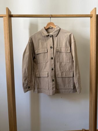 B:MING by BEAMS – Leinen Overshirt / Hemdjacke (Gr. M)
