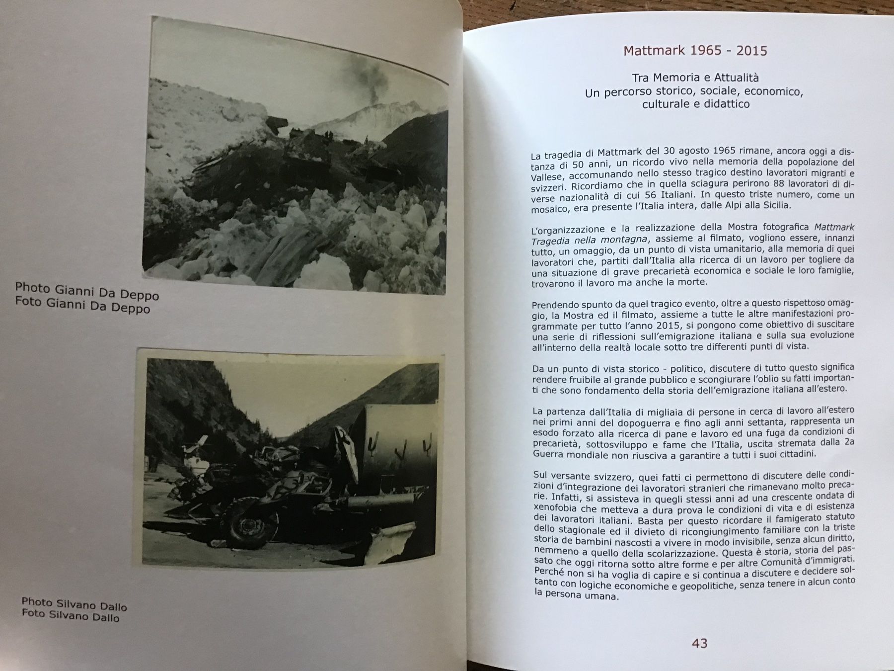 Libri: Mattmark 1965-2015 – Usato da Fully venduto da Ruby97 5