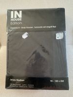 Neu Spannbetttuch Jersey 90-100x200 Anthrazit