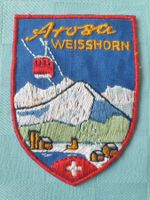 Vintage Badge Arosa Weisshorn Stickerei