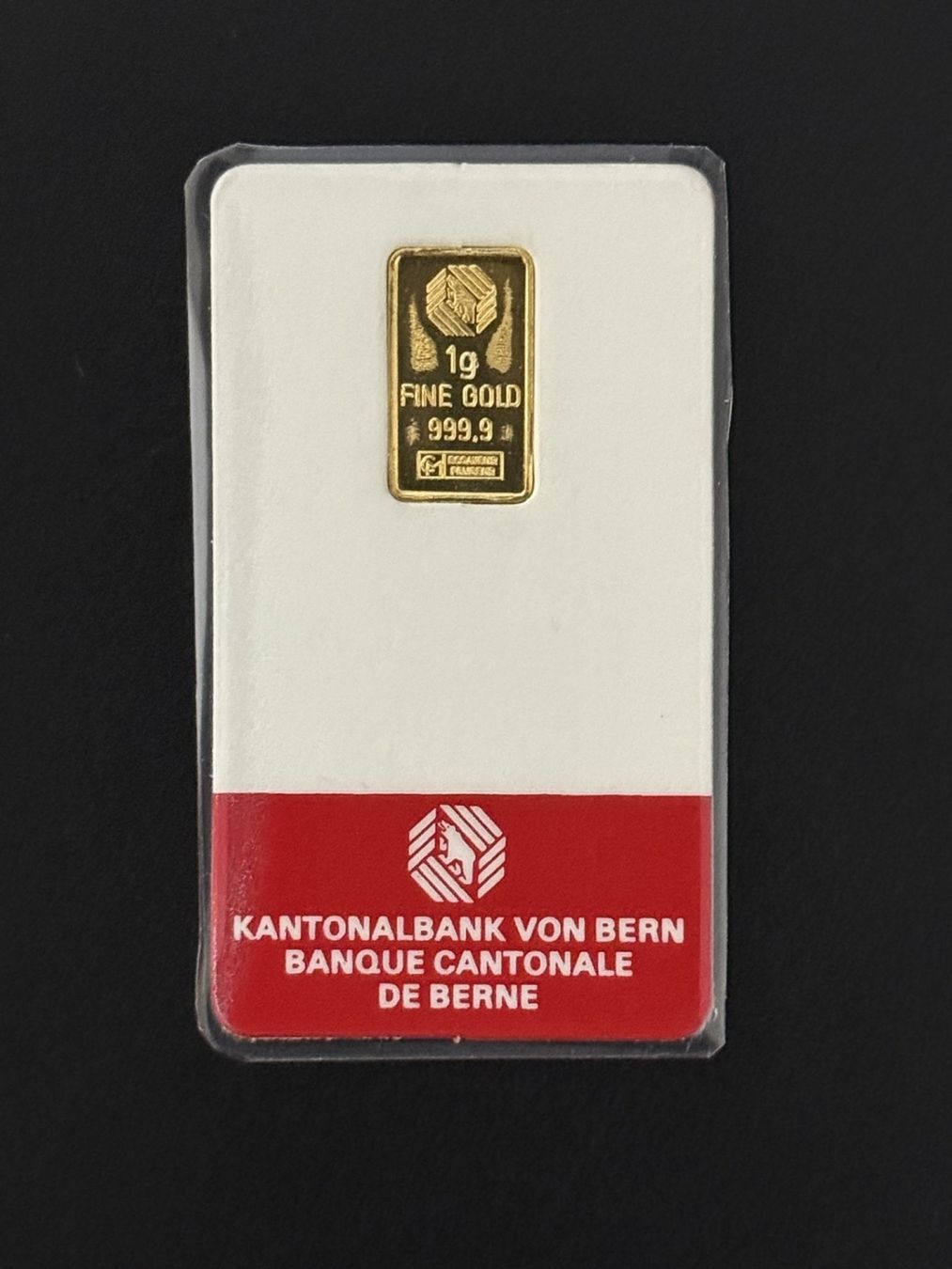 Metalli preziosi: Goldbarren 1g Kantonal Bank – Nuovo e nell'imballaggio originale da Untersiggenthal venduto da byiggy
