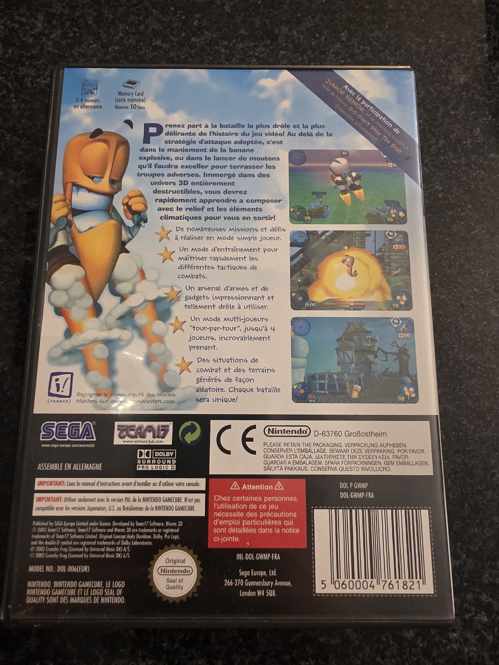 Giochi: Worms 3D Gamecube – Usato da Chavornay venduto da Crash37 1